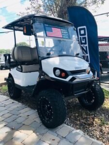 2024 E-Z-GO Express S4 ELiTE Lithium | Bright White Lifted PTV | Zero-Maintenance Power!