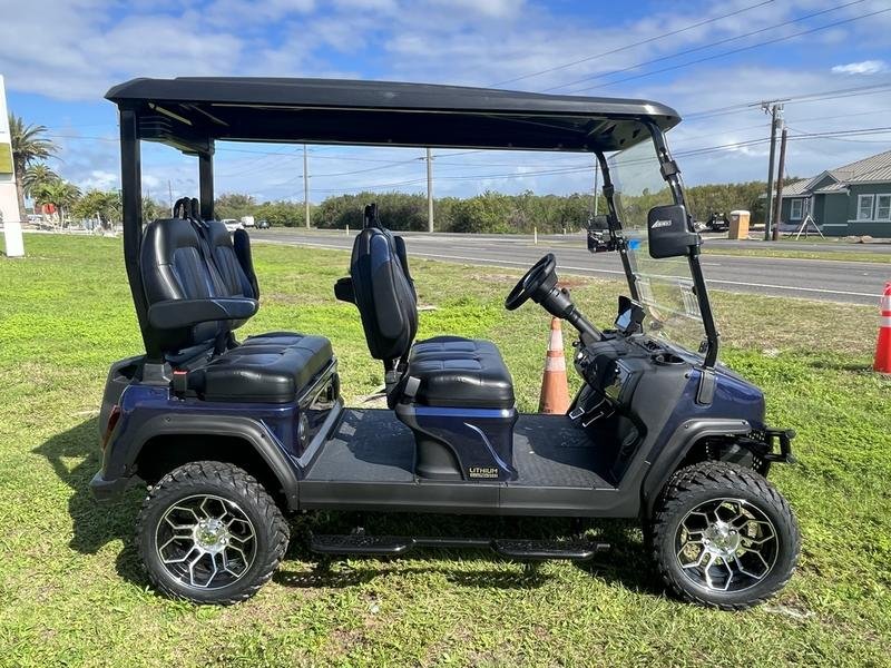 2025 Evolution D5 Maverick 4 Mediterranean Blue | Forward-Facing Cart - Image 2