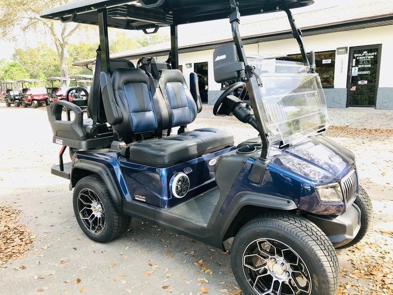 2025 Evolution D5 Ranger 2+2 Plus Mediterranean Blue | Cart with CarPlay - Image 2