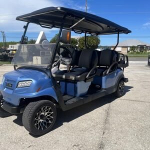 2025 Club Car Onward 6-Passenger Gas PTV | Metallic Ice Blue | Unlimited Family Range!