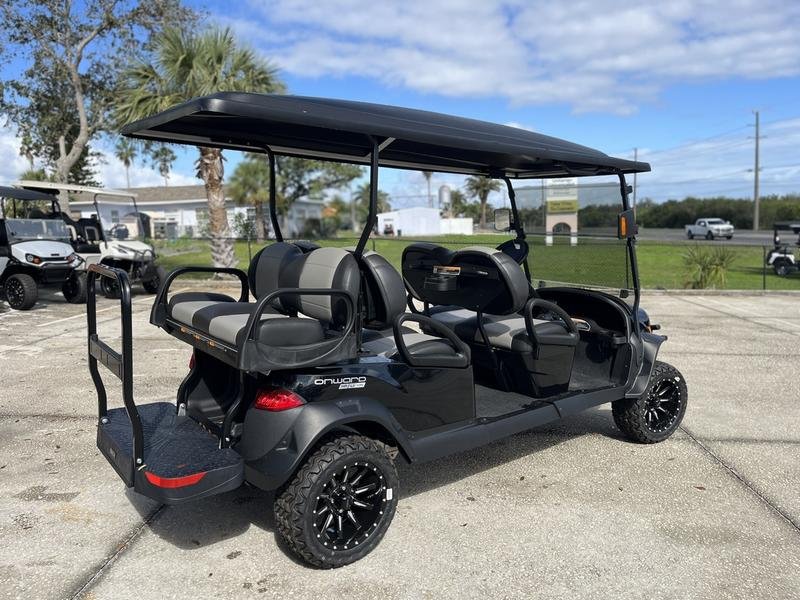 2025 Club Car Onward Lifted 6-Passenger HP Lithium | Metallic Tuxedo Black | Zero-Maintenance Family PTV! - Image 2