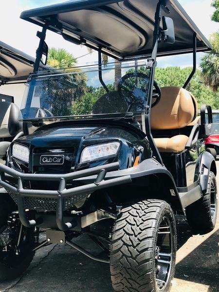 2026 Club Car Onward Lifted 4-Passenger Gas Golf Cart | Metallic Tuxedo Black | Off-Road Ready!