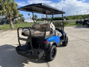 2026 Club Car Onward Lifted 4-Passenger Gas Golf Cart | Brilliant Blue | Powerful & Ready!