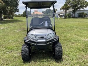 2026 Club Car Onward Lifted 4-Passenger Gas PTV | Pearl Mist Gray | Premium Range!