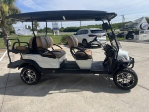 2026 Club Car Onward Lifted 6-Passenger HP Lithium PTV | Glacier White | Zero-Maintenance Luxury!