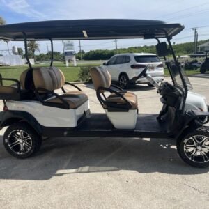 2026 Club Car Onward Lifted 6-Passenger HP Lithium PTV | Glacier White | Zero-Maintenance Luxury!